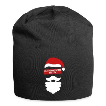 Lustiges Weihnachts kostüm Schlechte Weihnachten - Jersey-Beanie - Schwarz - Vorne