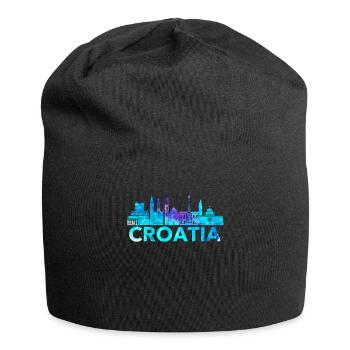Croatie - Bonnet en jersey - noir - Devant