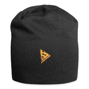 Papa Sohn Partnerlook Partneroutfit Pärchen Pizza - Jersey-Beanie - Schwarz - Vorne