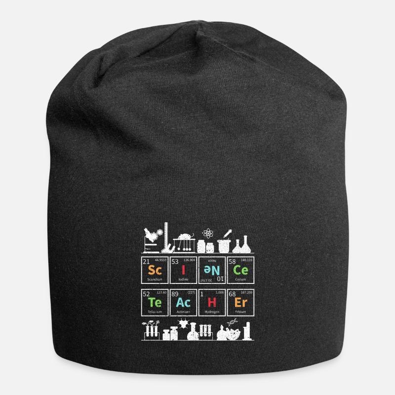 Wissenschaft Lehrer - Jersey-Beanie - Schwarz