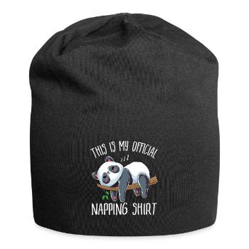 This Is My Offical Napping Shirt Schlafen Fauler - Jersey-Beanie - Schwarz - Vorne