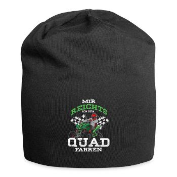 Mir Reichts Quad Fahren Spruch Quadfahrer Geschenk - Jersey-Beanie - Schwarz - Vorne