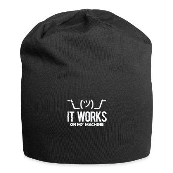 Programmierer - Jersey-Beanie - Schwarz - Vorne