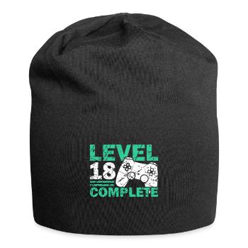 18th birthday - Jersey Beanie - black - Front