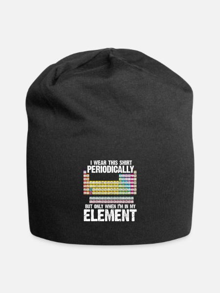 periodic system - Jersey Beanie - black
