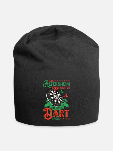 Dart - Jersey-Beanie - Schwarz