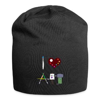 Art teacher artist - Jersey Beanie - black - Front