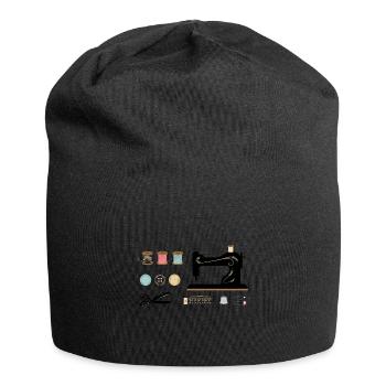 Nähmaschine Nadel und Faden - Bonnet en jersey - noir - Devant