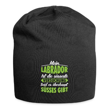 Labrador - Jersey-Beanie - Schwarz - Vorne