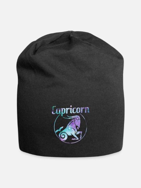 Zodiac Capricorn Capricorn - Jersey Beanie - black