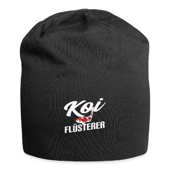 Koi Flüsterer - Jersey-Beanie - Schwarz - Vorne