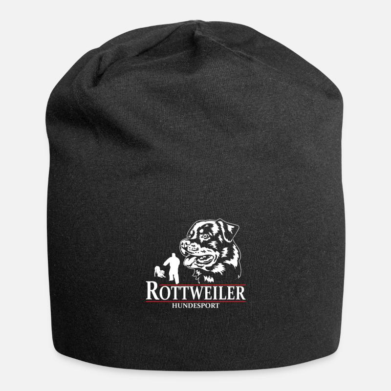 Rottweiler - Jersey-Beanie - Schwarz