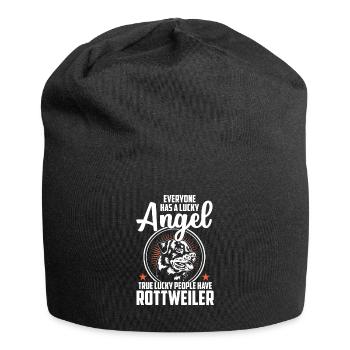 rottweiler - Bonnet en jersey - noir - Devant