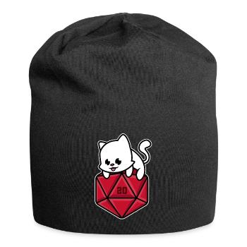 Pen And Paper Katze - Jersey-Beanie - Schwarz - Vorne