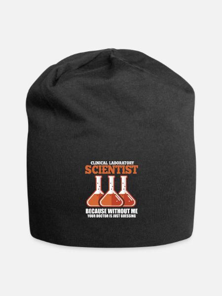 Scientifique scientifique nerd chimie cadeau - Bonnet en jersey - noir