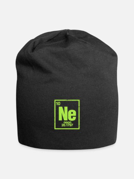 Neon chemistry - Jersey Beanie - black