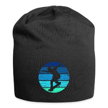 patineur - Bonnet en jersey - noir - Devant