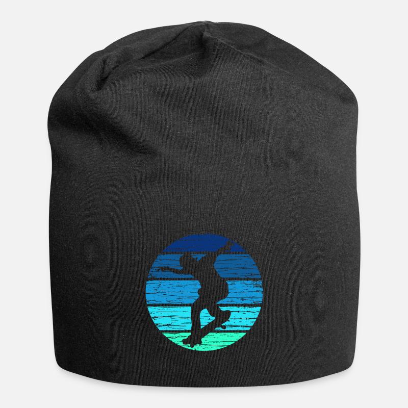 Skater - Jersey-Beanie - Schwarz