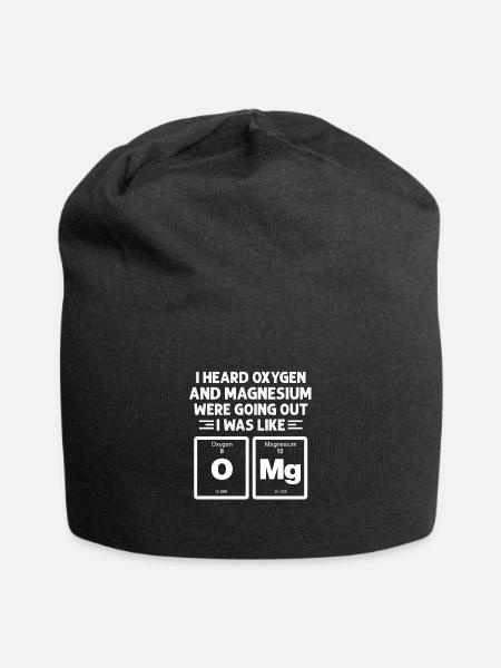 chimie - Bonnet en jersey - noir
