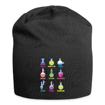 Laboratoire chimie chimie chimiste scientifique - Bonnet en jersey - noir - Devant