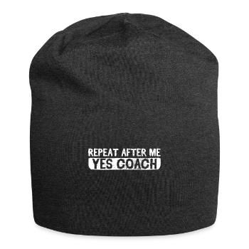 entraîneur - Bonnet en jersey - charbon - Devant