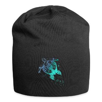 Tortues Mandala Oceanolegen Tattoo Cadeau - Bonnet en jersey - noir - Devant
