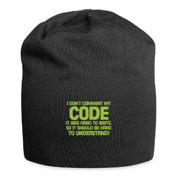 programmer - Jersey Beanie - black - Front