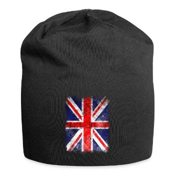British flag. Proud Union Jack Flag. Cool British - Jersey Beanie - black - Front