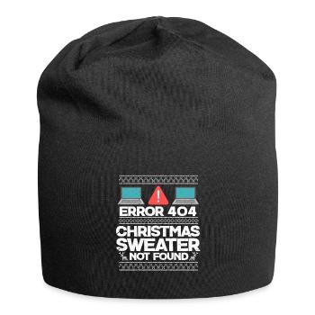 Weihnachtskostüm Ugly Christmas Xmas Geschenk - Jersey-Beanie - Schwarz - Vorne