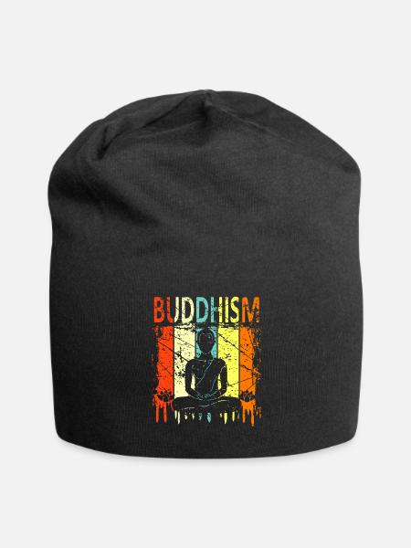 Buddhism - Jersey Beanie - black