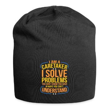 Caretaker caretaker - Jersey Beanie - black - Front