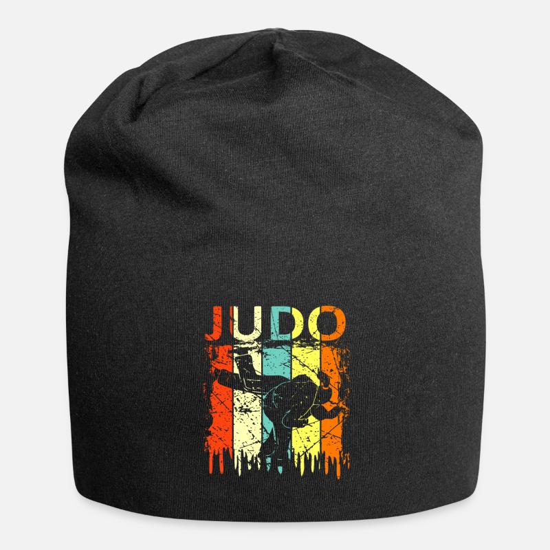 Judo - Jersey-Beanie - Schwarz