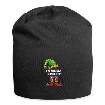 Noël en service Elf - Bonnet en jersey - noir - Devant