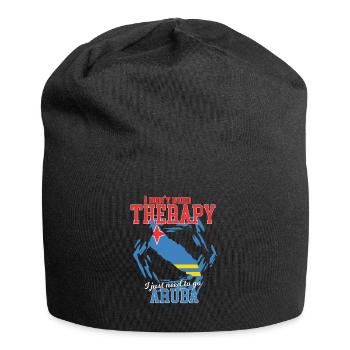 Je n'ai pas besoin de thérapie - Aruba - Bonnet en jersey - noir - Devant