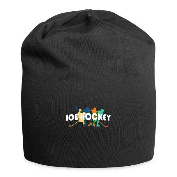 Fan de hockey sur glace Joueur de hockey sur glace hockey sur glace - Bonnet en jersey - noir - Devant