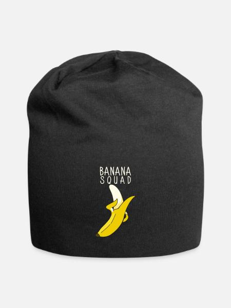 banane - Bonnet en jersey - noir