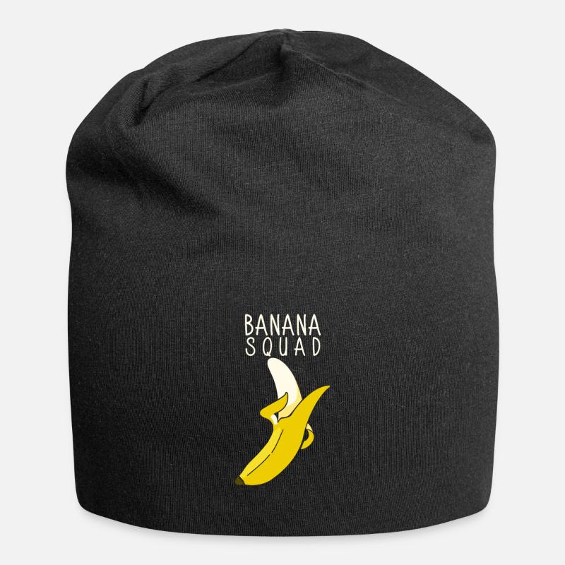 banana - Jersey Beanie - black