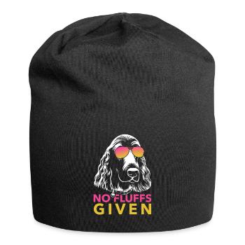 Cocker Spaniel - Jersey-Beanie - Schwarz - Vorne