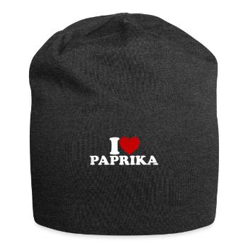Paprika - Jersey-Beanie - Anthrazit - Vorne