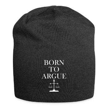 Born to Argue - Jersey Beanie - charcoal grey - Front