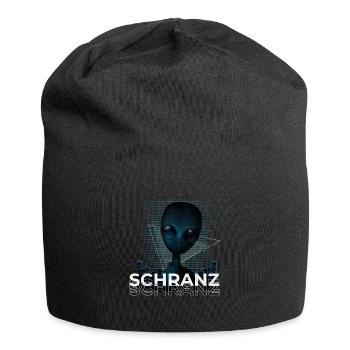 Schranz Musik Party Techno Geschenk - Jersey-Beanie - Schwarz - Vorne