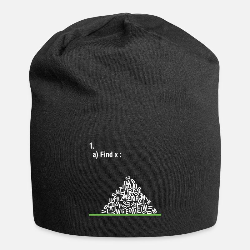 Finde X - Jersey-Beanie - Schwarz