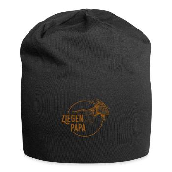Ziegen Papa Ziegenhirte Hirte Ziege Bauer Geschenk - Jersey-Beanie - Schwarz - Vorne