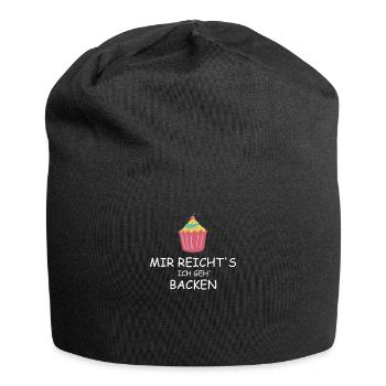 Mir reichts ich geh backen - Bäcker - Jersey-Beanie - Schwarz - Vorne