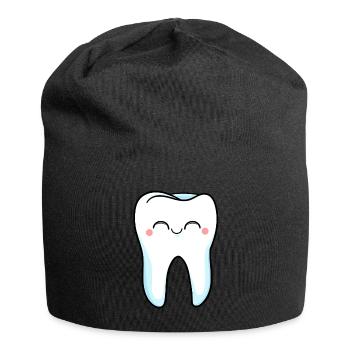 Laughing tooth - Jersey Beanie - black - Front