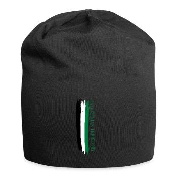 Territoire palestinien esquissé les couleurs nationales - Bonnet en jersey - noir - Devant