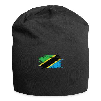 Tanzania - Jersey Beanie - black - Front