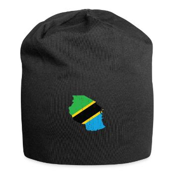 Tanzania - Jersey Beanie - black - Front