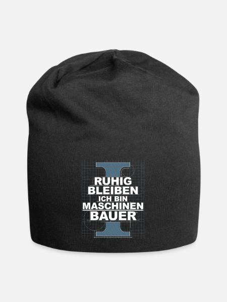 Maschinenbauer Student - Jersey-Beanie - Schwarz