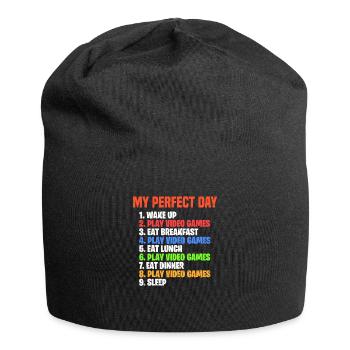 Gaming - Bonnet en jersey - noir - Devant